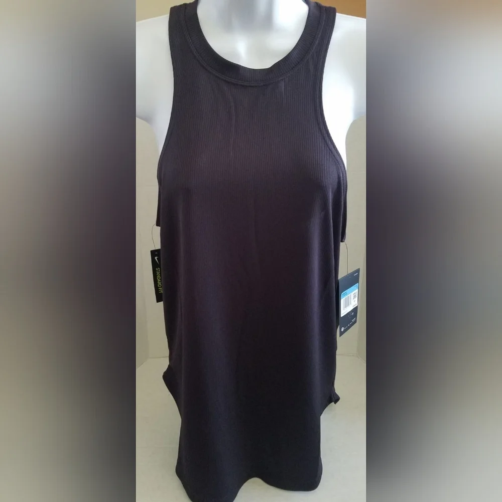 Nike Dri-Fit Ribbed Racerback Tank Size M - Picture 2 of 9